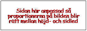 Textruta: Sidan h�r anpassad s� proportionerna p� bilden blir r�tt mellan h�jd- och sidled
